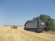 Fendt 927 Vario TMS s návěsem FLIEGL